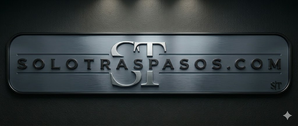 Logo metálico SoloTraspasos